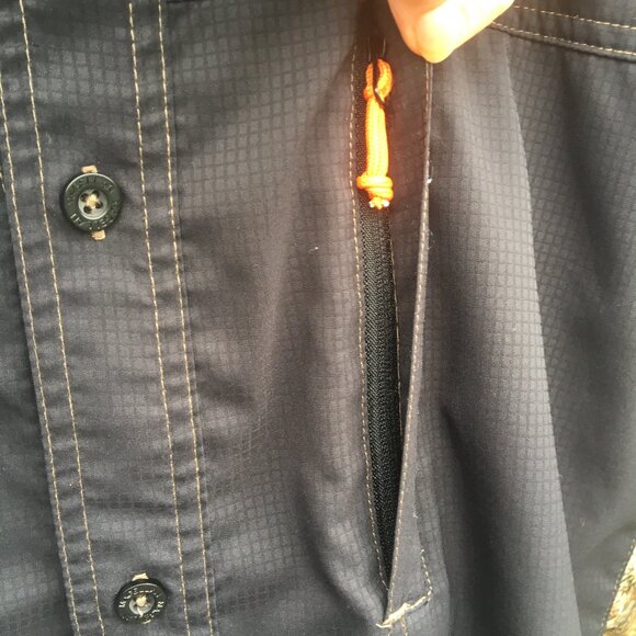 Magellan Outdoors Shirt Mens XL Black Camo Semi-Fitted Hunt Gear Mag Cool - Picture 6 of 11